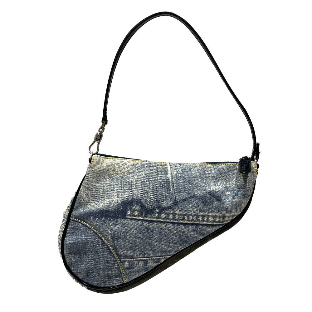 Dior Pouch Bag Christian Shoulder Transfer Print Saddle - Picture 2 of 12